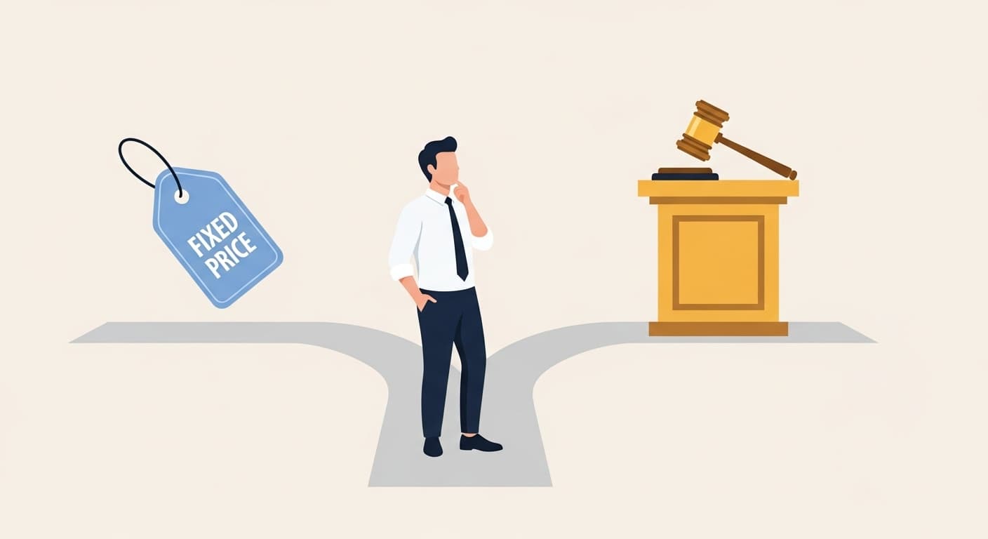 fixed-price-vs-auction-strategy-flowchart